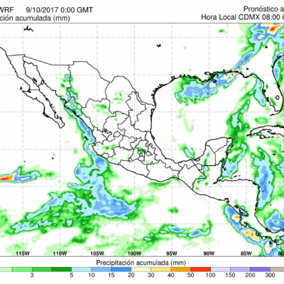Precipitación Acumulada (WRF)