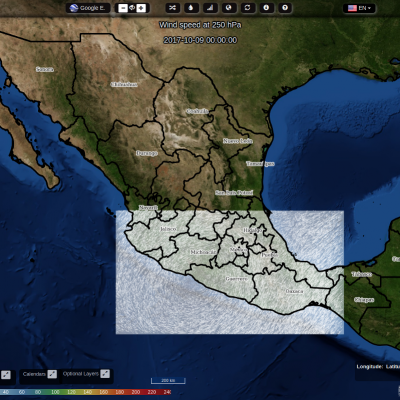 Viento A 250hpa Wrf Owgis