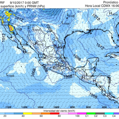 Viento En Superficie Wrf